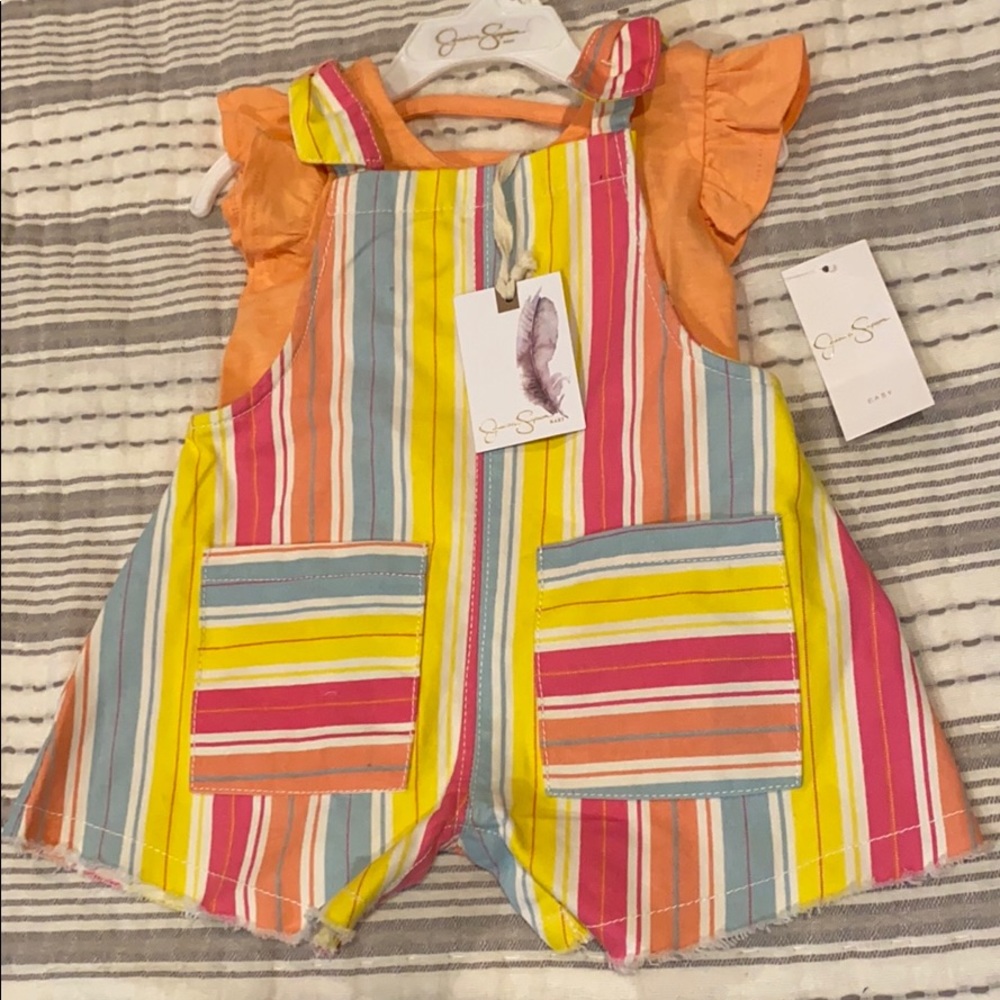 NWT Jessica Simpson shorts overalls
